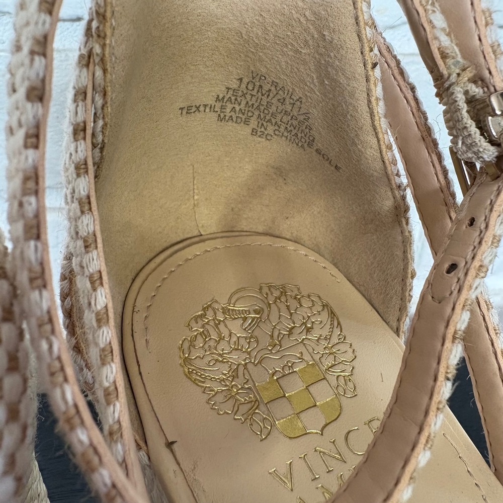 Vince Camuto Heeled‎ Espadrille Platform Strappy Sandal Women's Size 10 - Picture 5 of 7